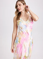 Robe florale à volants