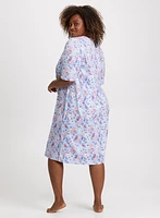 Mixed Print Nightgown