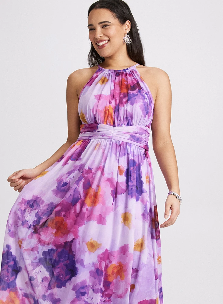 Floral Chiffon Dress