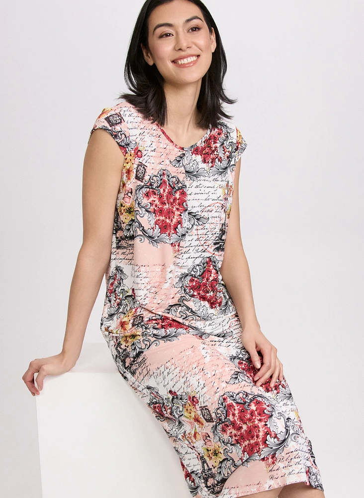 Mixed Print Nightgown