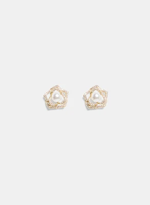 Floral Stud Earrings