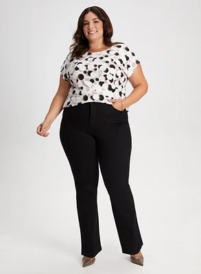 Polka Dot Print Top