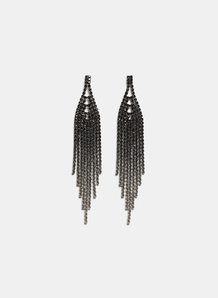 Crystal Cascade Earrings