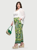 Joseph Ribkoff - Paisley Print Wide Leg Pants