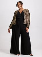 Sequin Chiffon Jacket