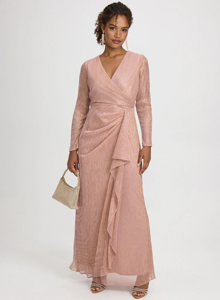 Waterfall Flounce Dress