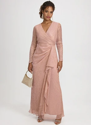 Waterfall Flounce Dress