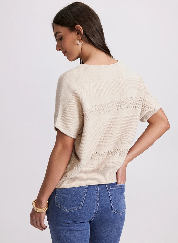 Pull à manches dolman