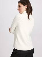 Scattered Sequin Embellished Sweater