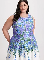 Floral Print Sleeveless Dress