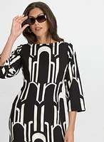 Robe à motif géométrique