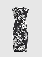 Robe en jersey à motif floral