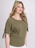 Tied Sleeves Top