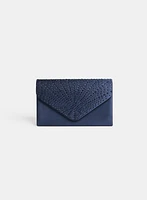 Tonal Crystal Embellished Clutch