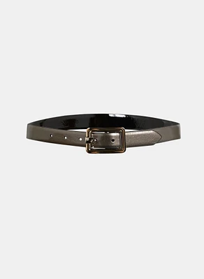 Reversible Vegan Leather Belt