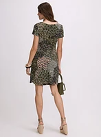 Robe à motif paon