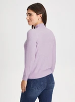 Pull en tricot à cristaux cascade