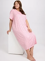Dot Print Nightgown