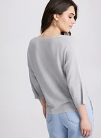 V-Neck Knit Pullover