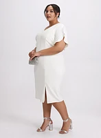 Fitted Tulip Sleeve Dress