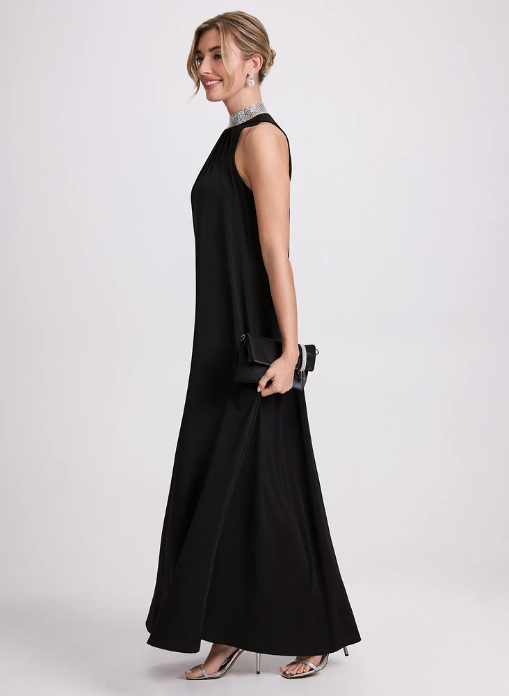 Robe maxi en jersey