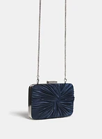 Knot Satin Clutch