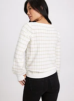 Lurex Stripe Sweater