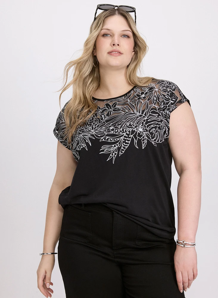 Mixed Floral T-Shirt