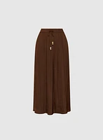Jupe maxi à cordon