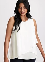 Layered Sleeveless Blouse