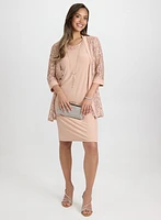 Ensemble robe et veste à paillettes