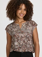 T-shirt à motif animal