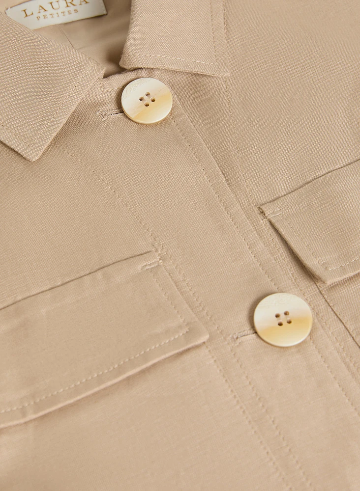 Short Linen Jacket