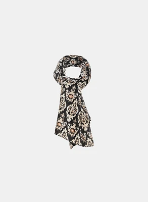 Foulard à motif damassé