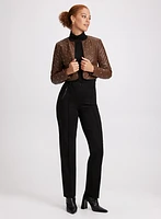 Long Sleeve Turtleneck Top