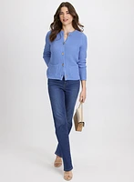 Cardigan en tricot textur