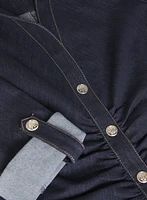 Robe-chemisier en denim