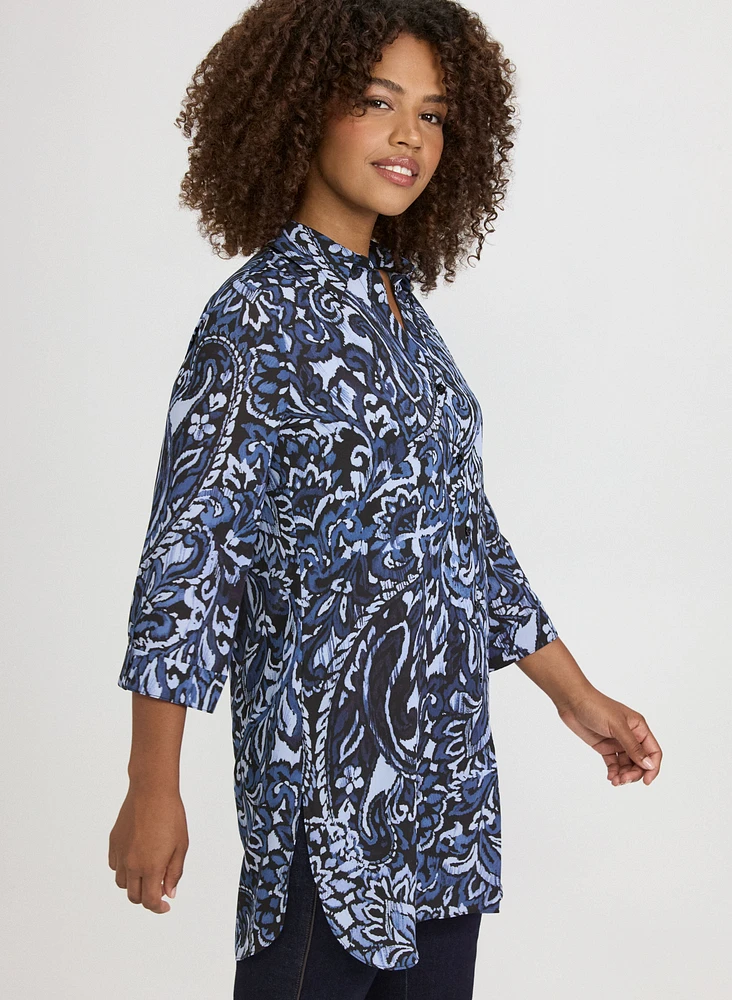 Paisley Tunic Blouse