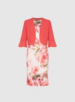 Ensemble de robe florale et veste