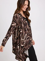 Abstract Print Cardigan