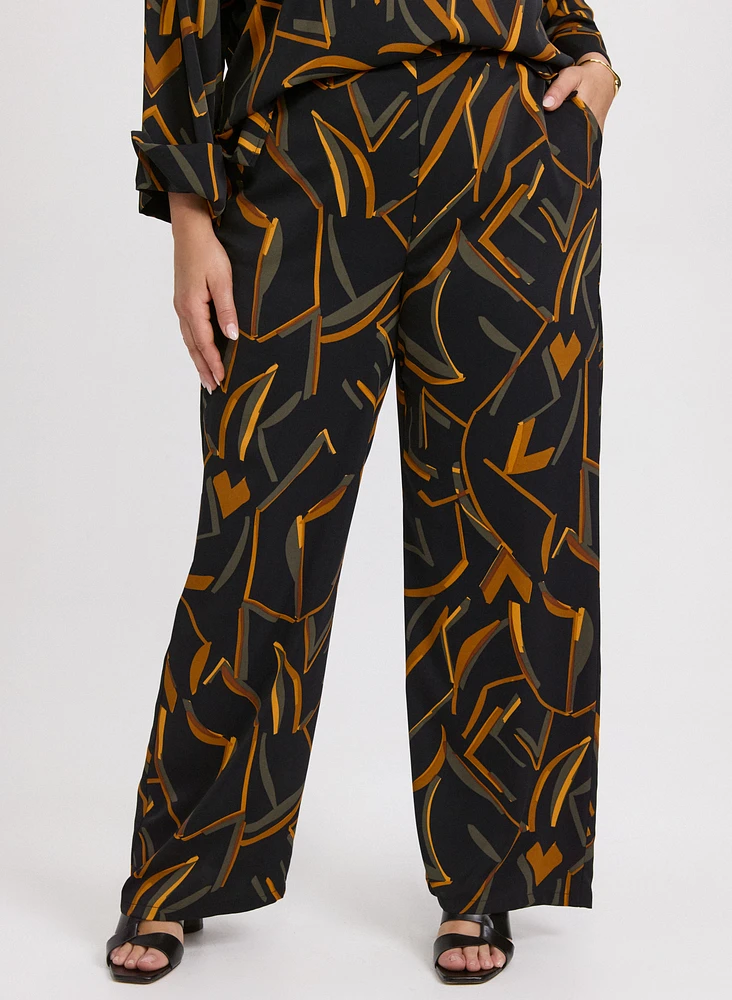 Joseph Ribkoff - Pantalon fluide à lignes abstraites