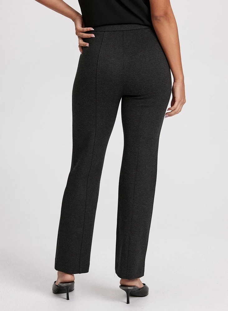 Pantalon Mia à jambe droite – court