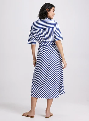 Striped Midi Dress