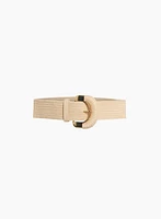 Braided Straw Elastic Belt