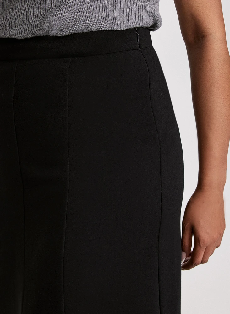 Panel Insert Midi Skirt