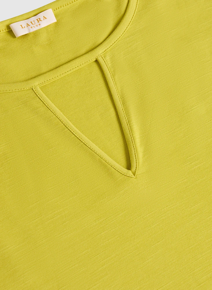 Keyhole Cut-Out T-Shirt