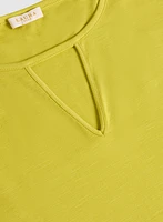 Keyhole Cut-Out T-Shirt