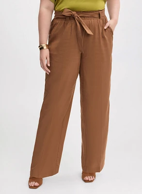 Pantalon Olivia à enfiler en Tencel – court