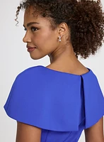 Robe à effet cape