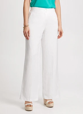 Pantalon coupe Moderne en mélange de lin